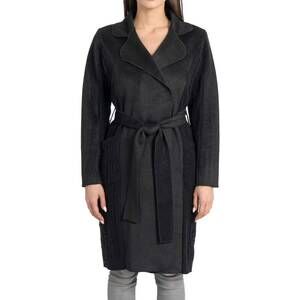 NEW LOVE TOKEN callie long sleeve sweater coat in black